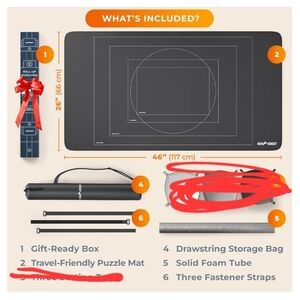 Ravensburger Black Puzzle Storage Mat Set